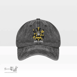 Irish West Coat of Arms Family Crest Ireland Denim Cap