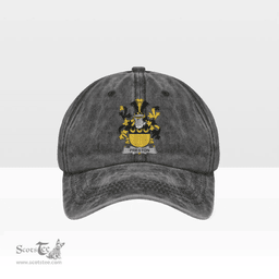 Irish Preston Coat of Arms Family Crest Ireland Denim Cap