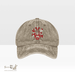 Irish Tynte Coat of Arms Family Crest Ireland Denim Cap