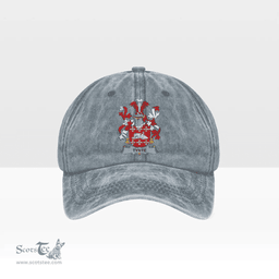 Irish Tynte Coat of Arms Family Crest Ireland Denim Cap