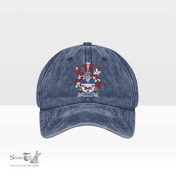 Irish Trench Coat of Arms Family Crest Ireland Denim Cap