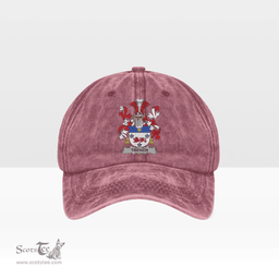 Irish Trench Coat of Arms Family Crest Ireland Denim Cap