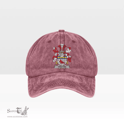 Irish Weston Coat of Arms Family Crest Ireland Denim Cap