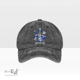 Irish Rockfort Coat of Arms Family Crest Ireland Denim Cap