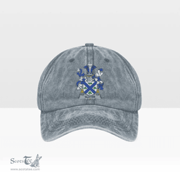 Irish Slater or Slator Coat of Arms Family Crest Ireland Denim Cap
