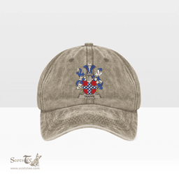 Irish Taaffe Coat of Arms Family Crest Ireland Denim Cap