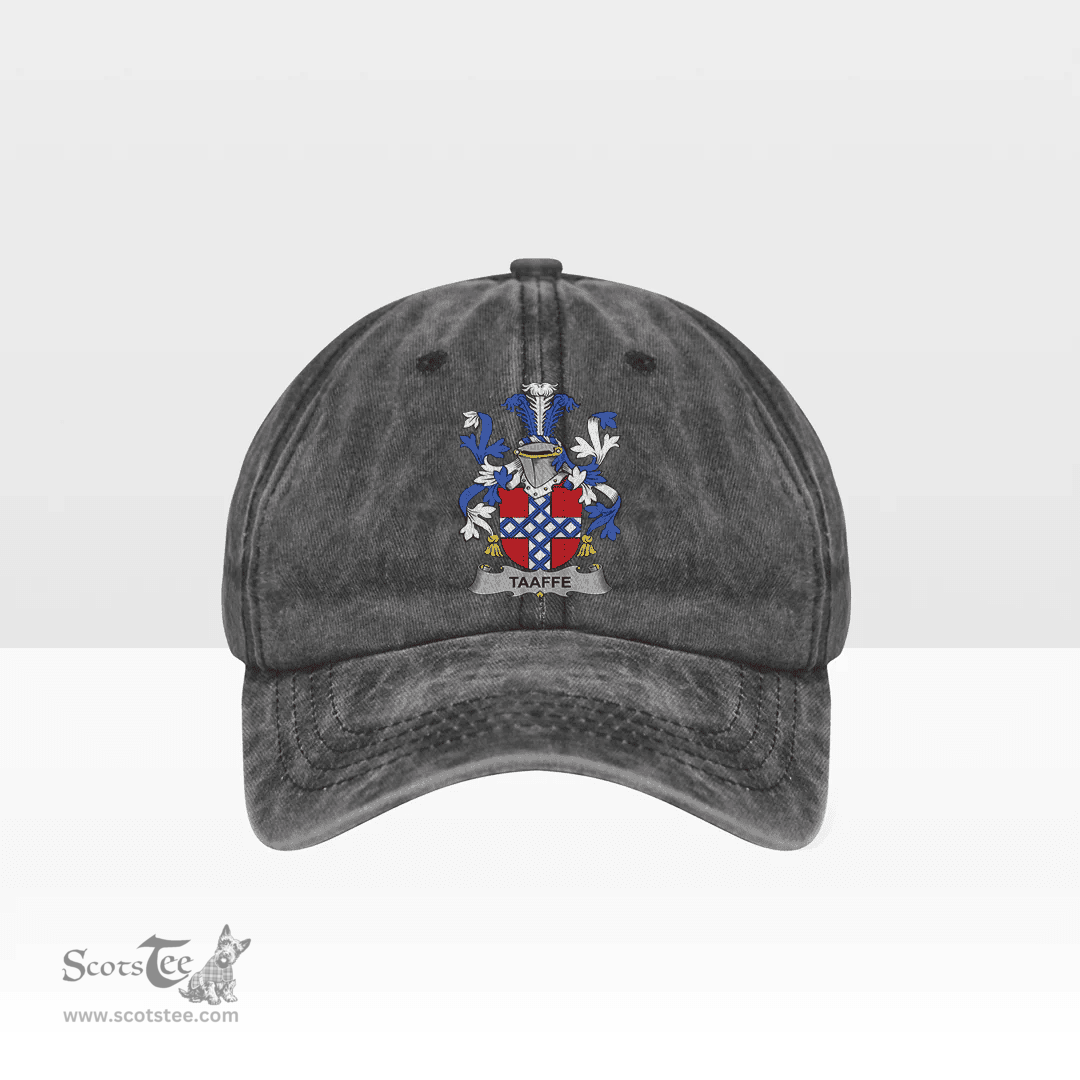 Irish Taaffe Coat of Arms Family Crest Ireland Denim Cap