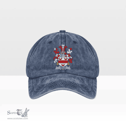 Irish Ogle Coat of Arms Family Crest Ireland Denim Cap