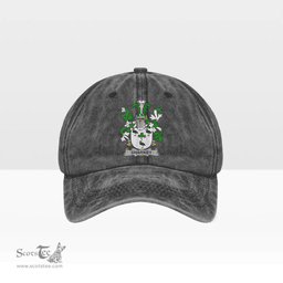 Irish Sharkey or O Sharkey Coat of Arms Family Crest Ireland Denim Cap
