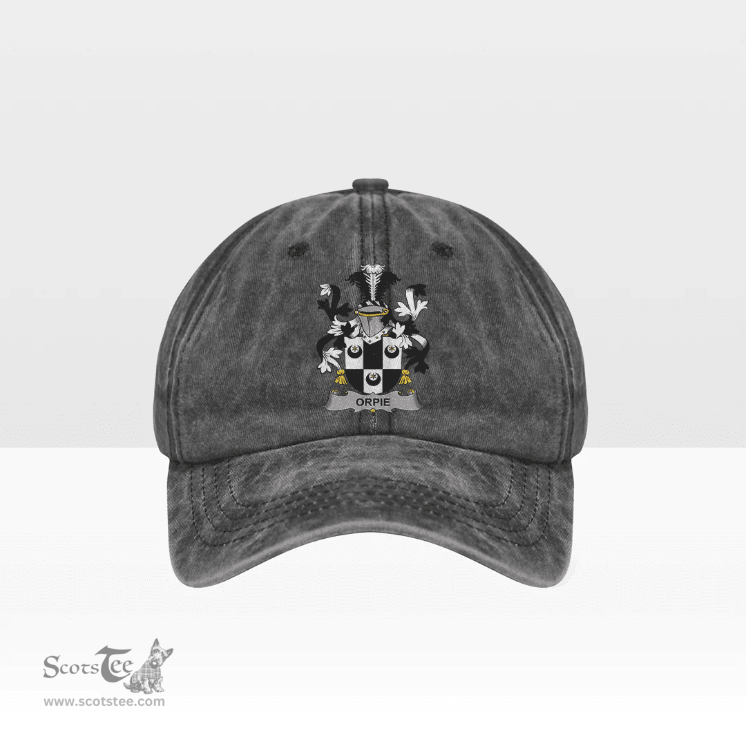 Irish Orpie Coat of Arms Family Crest Ireland Denim Cap