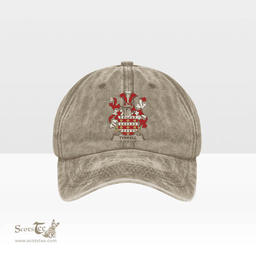 Irish Tyrrell or Terrell Coat of Arms Family Crest Ireland Denim Cap