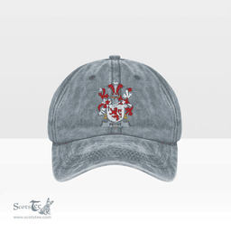 Irish Pettit Coat of Arms Family Crest Ireland Denim Cap