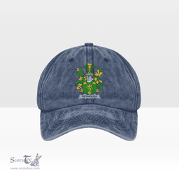 Irish Reynolds or McRannell Coat of Arms Family Crest Ireland Denim Cap