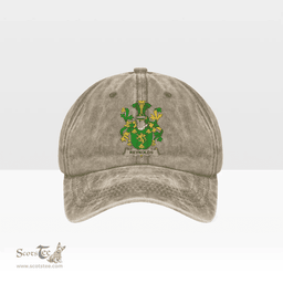 Irish Reynolds or McRannell Coat of Arms Family Crest Ireland Denim Cap