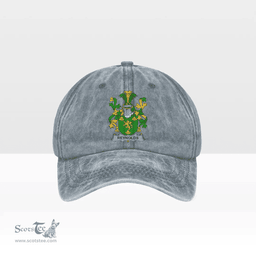 Irish Reynolds or McRannell Coat of Arms Family Crest Ireland Denim Cap