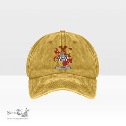 Irish Vizer Coat of Arms Family Crest Ireland Denim Cap