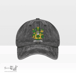 Irish Woods Coat of Arms Family Crest Ireland Denim Cap