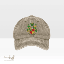 Irish Packenham Coat of Arms Family Crest Ireland Denim Cap