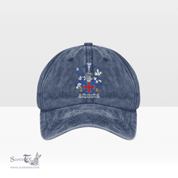 Irish Pendleton Coat of Arms Family Crest Ireland Denim Cap
