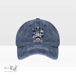 Irish Wethers Coat of Arms Family Crest Ireland Denim Cap