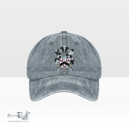 Irish Wethers Coat of Arms Family Crest Ireland Denim Cap