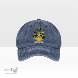 Irish Owgan Coat of Arms Family Crest Ireland Denim Cap