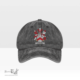 Irish Touchet Coat of Arms Family Crest Ireland Denim Cap