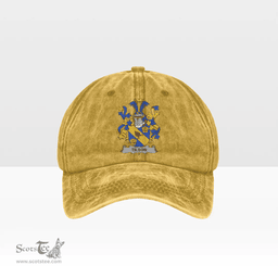 Irish Tilson Coat of Arms Family Crest Ireland Denim Cap