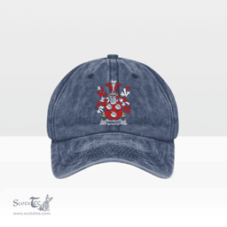 Irish Sinnott or Synnott Coat of Arms Family Crest Ireland Denim Cap