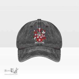 Irish Sinnott or Synnott Coat of Arms Family Crest Ireland Denim Cap