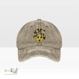 Irish Trumbull or Turnbull Coat of Arms Family Crest Ireland Denim Cap