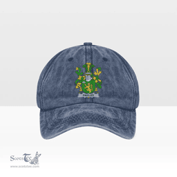 Irish Paisley Coat of Arms Family Crest Ireland Denim Cap