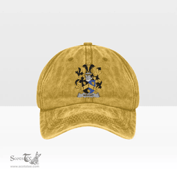 Irish Wright Coat of Arms Family Crest Ireland Denim Cap
