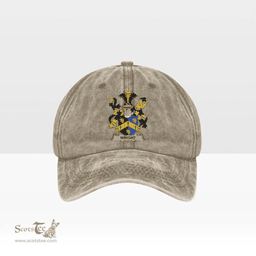 Irish Wright Coat of Arms Family Crest Ireland Denim Cap