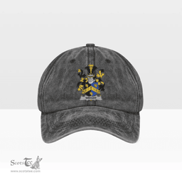 Irish Wright Coat of Arms Family Crest Ireland Denim Cap