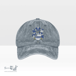 Irish Weir or McWeir Coat of Arms Family Crest Ireland Denim Cap