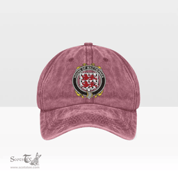 Irish House of MACTIERNAN Coat of Arms Family Crest Ireland Denim Cap