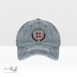 Irish House of MACTIERNAN Coat of Arms Family Crest Ireland Denim Cap