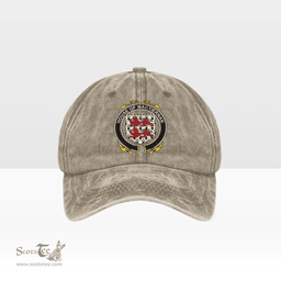 Irish House of MACTIERNAN Coat of Arms Family Crest Ireland Denim Cap