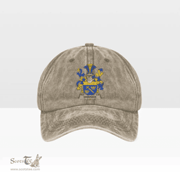 Irish Shinnick Coat of Arms Family Crest Ireland Denim Cap