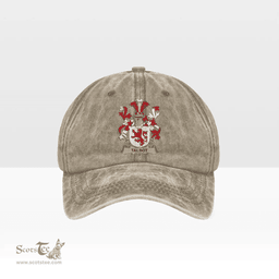 Irish Talbot Coat of Arms Family Crest Ireland Denim Cap