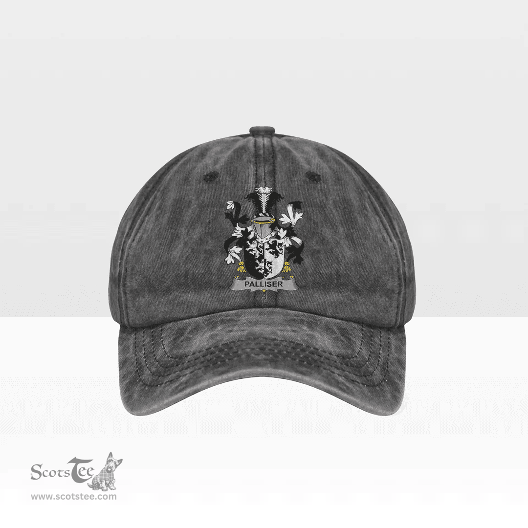 Irish Palliser Coat of Arms Family Crest Ireland Denim Cap