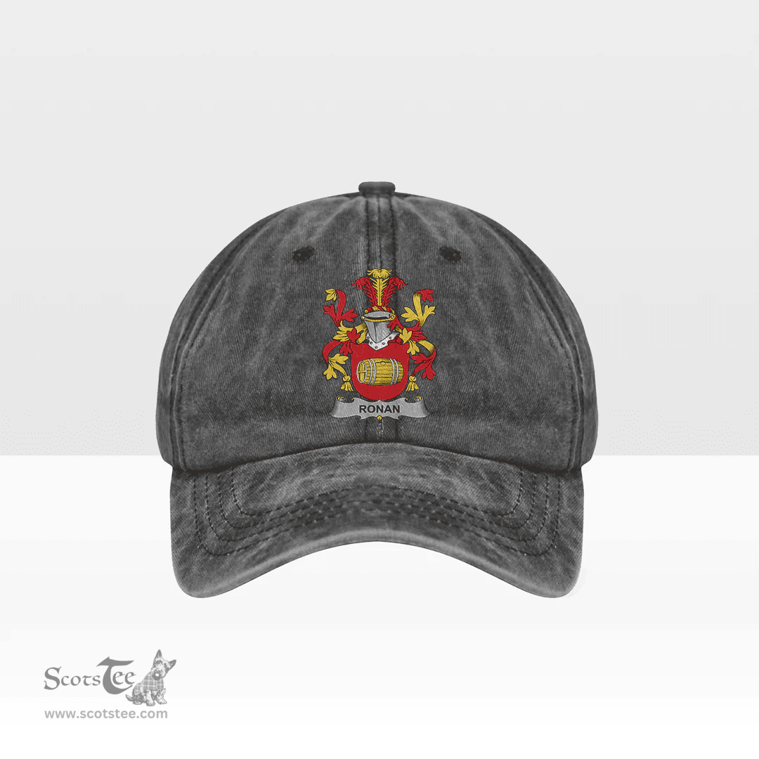 Irish Ronan or O Ronan Coat of Arms Family Crest Ireland Denim Cap