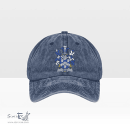Irish Ram Coat of Arms Family Crest Ireland Denim Cap