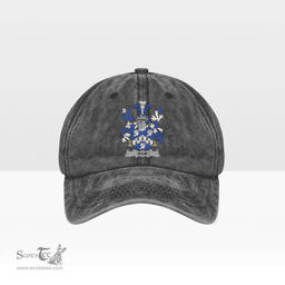Irish Ram Coat of Arms Family Crest Ireland Denim Cap