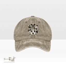 Irish Ruxton Coat of Arms Family Crest Ireland Denim Cap