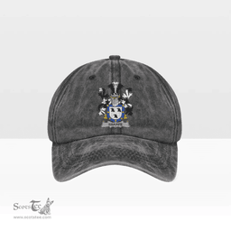 Irish Sharpe Coat of Arms Family Crest Ireland Denim Cap