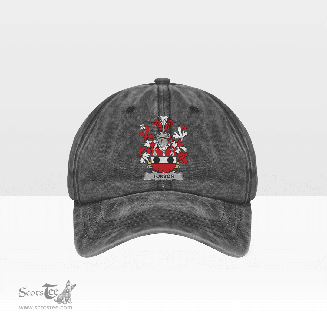 Irish Tonson Coat of Arms Family Crest Ireland Denim Cap