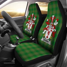 Irish Beamish Coat of Arms Family Crest Ireland Car Seat Cover Irish National Tartan Irish County Car Seat Cover