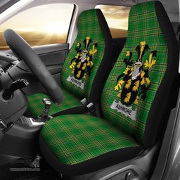 Irish Ashmore Coat of Arms Family Crest Ireland Car Seat Cover Irish National Tartan Irish County Car Seat Cover